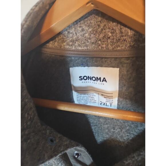 Big & Tall Sonoma Goods For Life Men Supersoft Mockneck Fleece Pullover Sweater - Picture 3 of 8